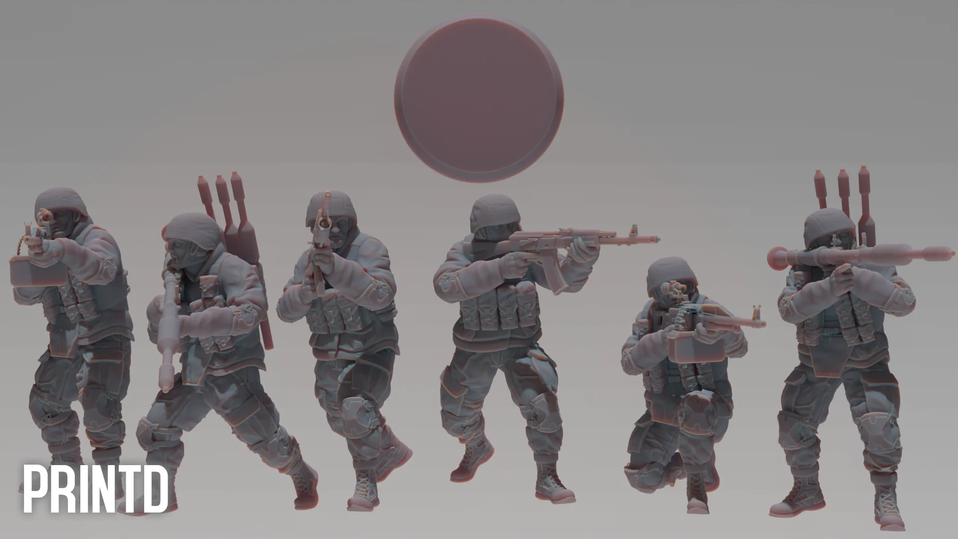Russian Infantry - Modern Warfare Wargame Hobby Resin Scale Models product image (2)