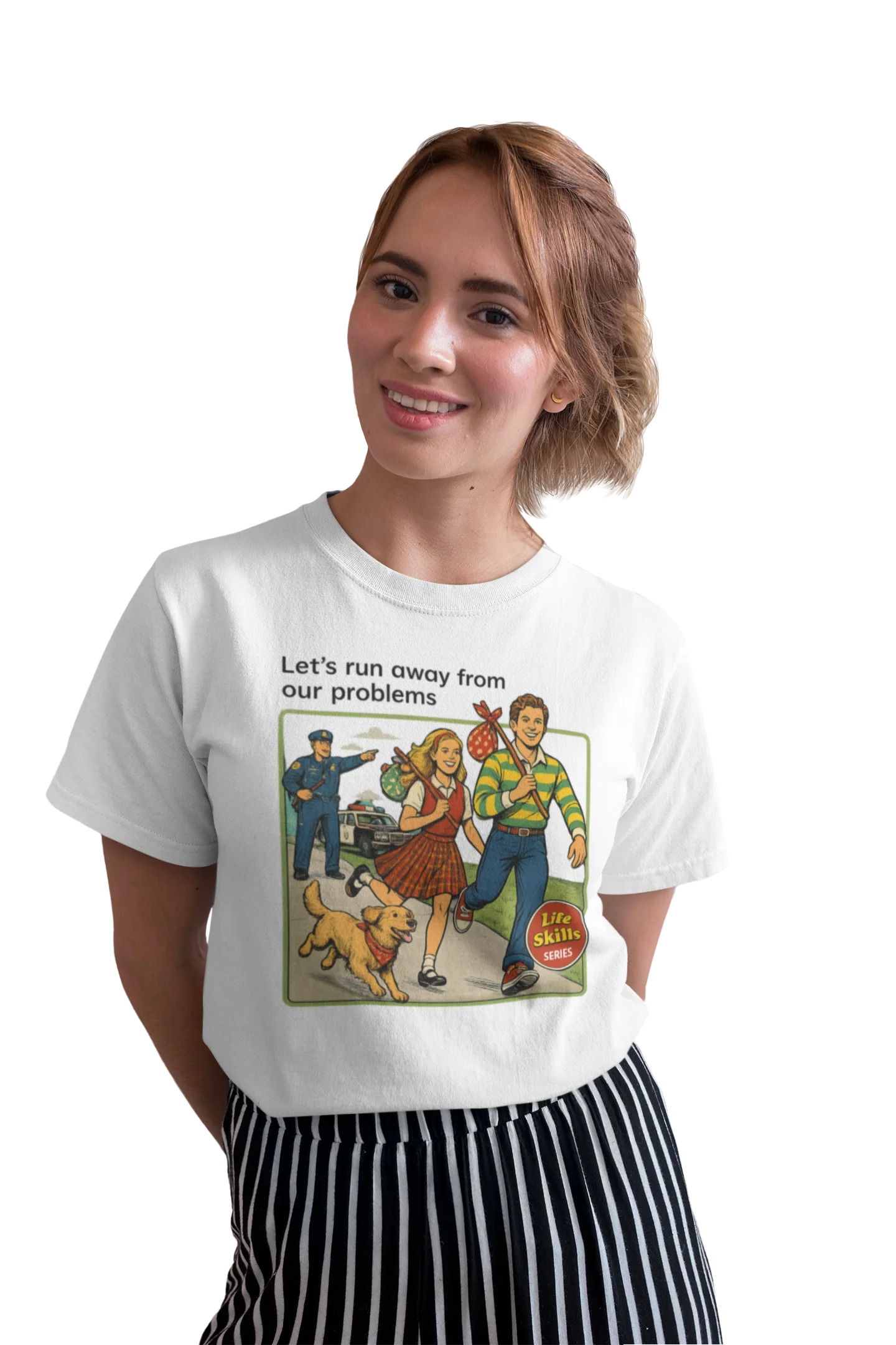 Let's Run Away From Our Problems Tee product image (2)