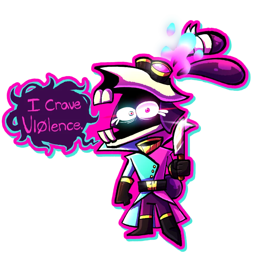 I Crave Violence Tuzi Keychain product image (3)