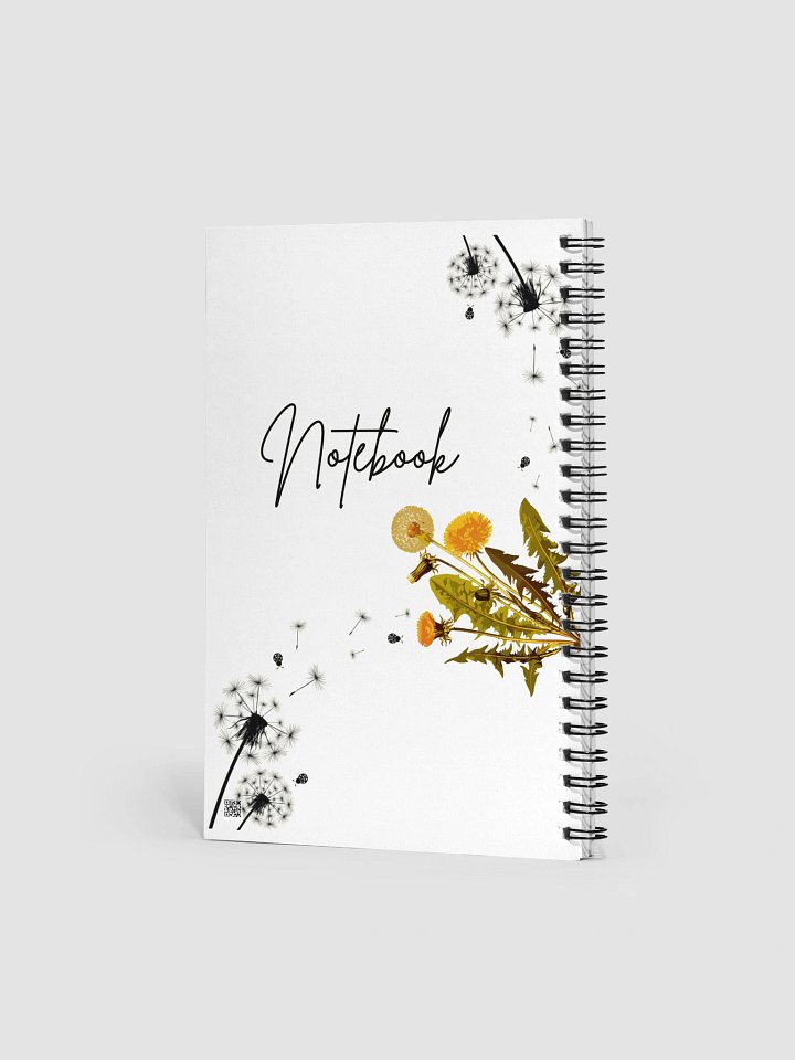 Whimsical Dandelion Dreams Spiral Notebook product image (2)