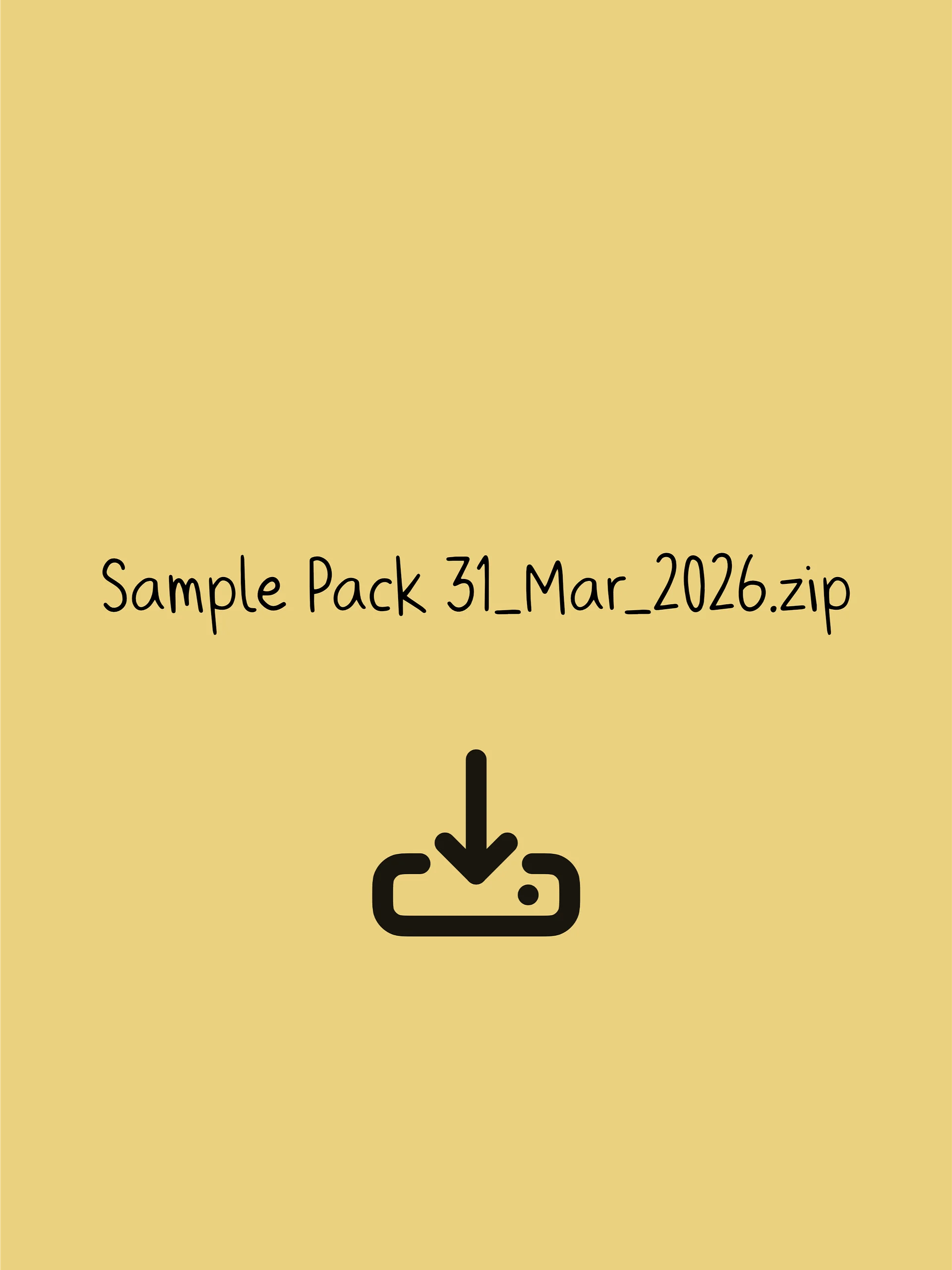 TOavn - Sample Pack 31_Mar_2026 product image (1)