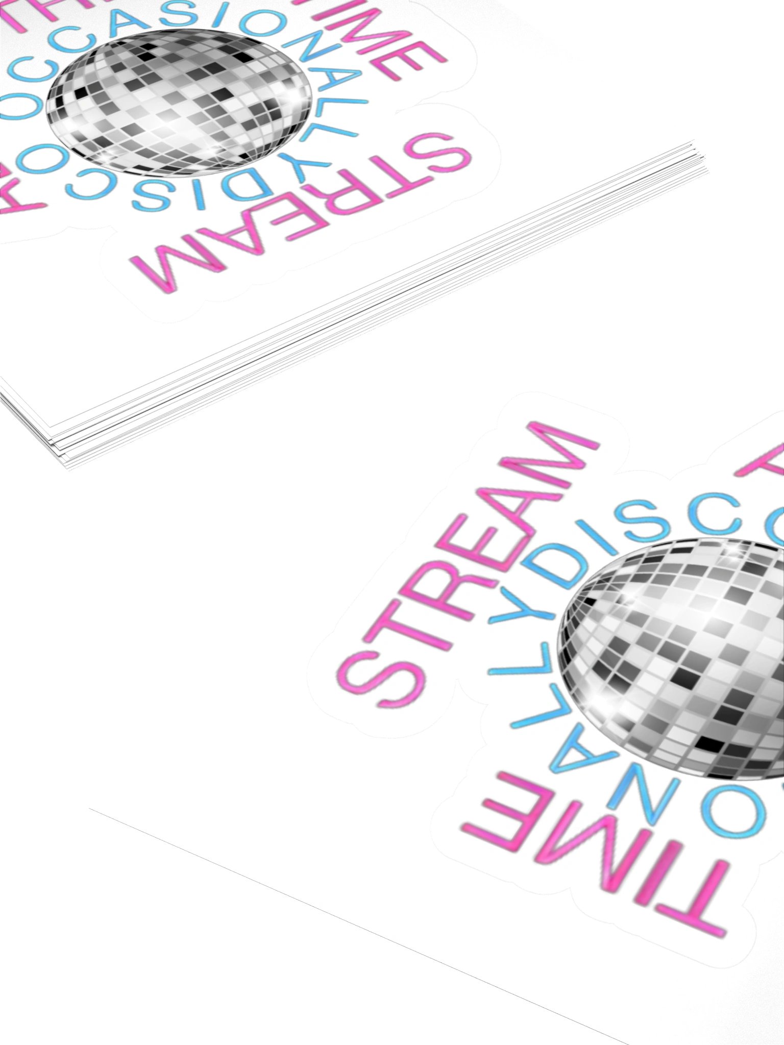 Stream all the Time sticker product image (2)