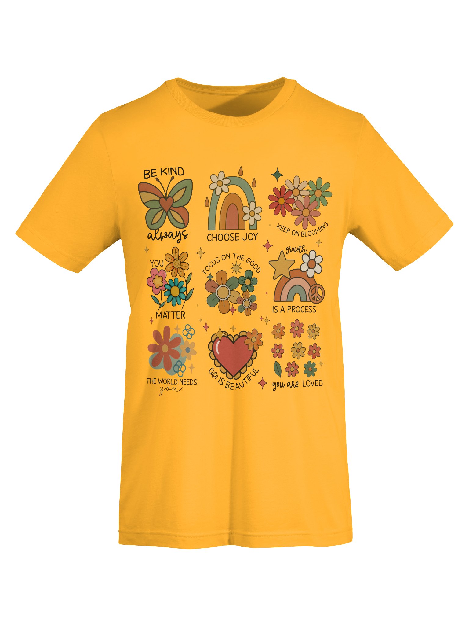 Healing Symbols – Growth and Calm Unisex T-Shirt product image (1)