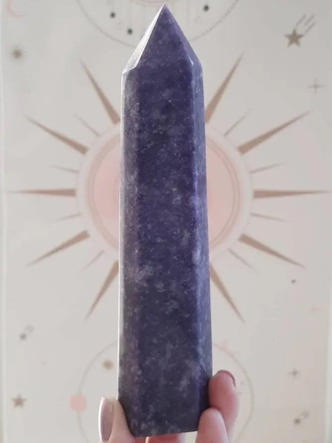 16.25 cm lepidolite tower product image (3)