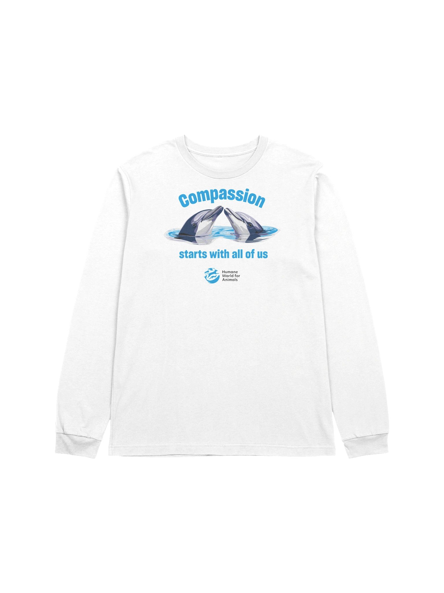 Compassion starts with all of us - Long sleeve tee product image (1)