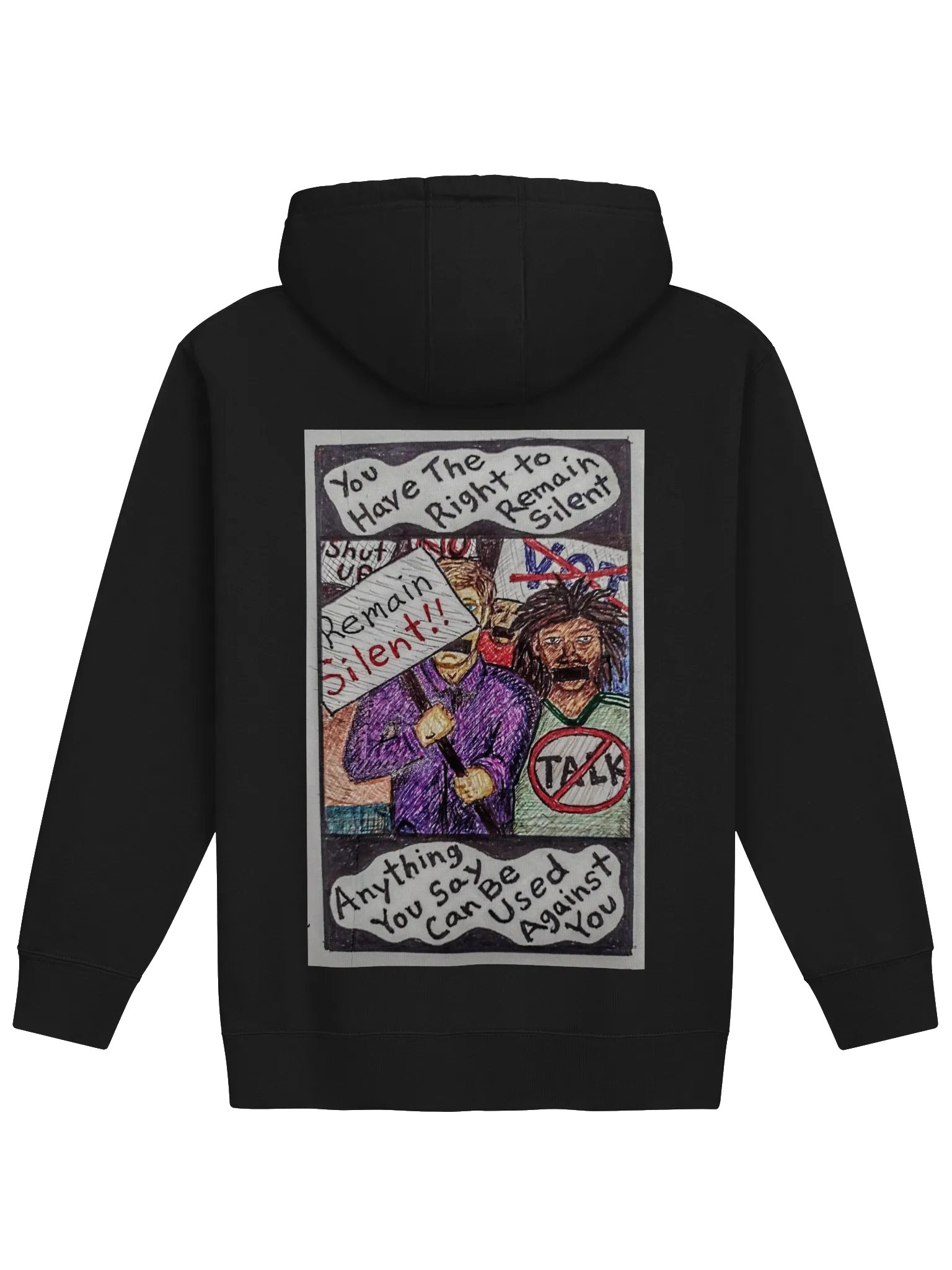 Remain Silent Hoodie product image (1)