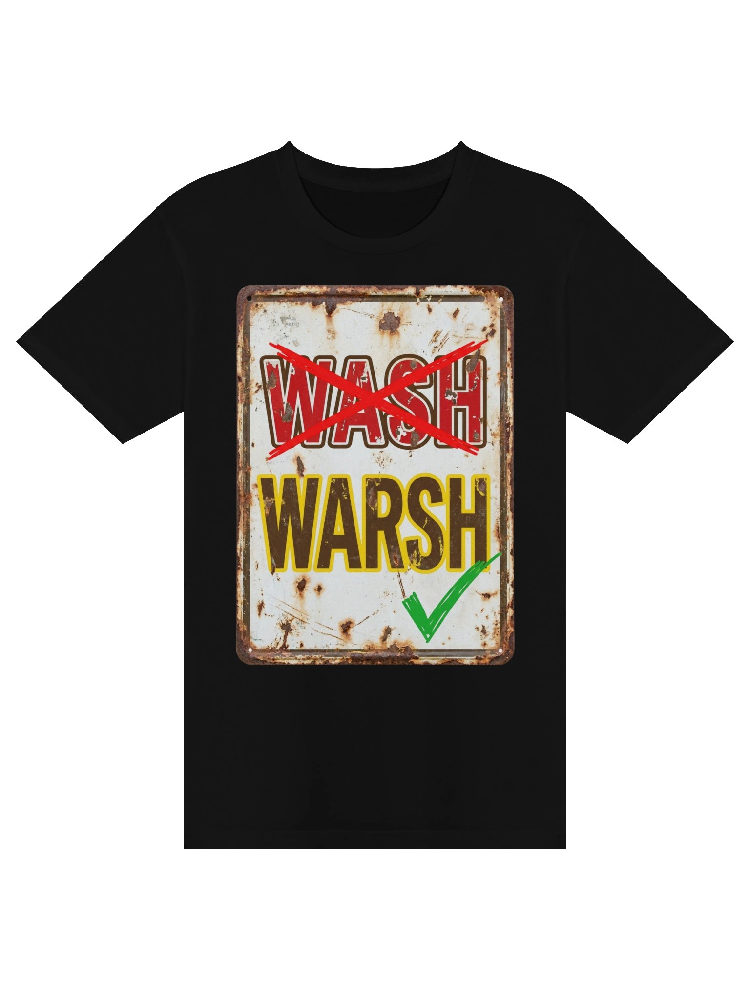Wash Warsh Southern Accent Country Saying Pronunciation Joke T-Shirt product image (9)