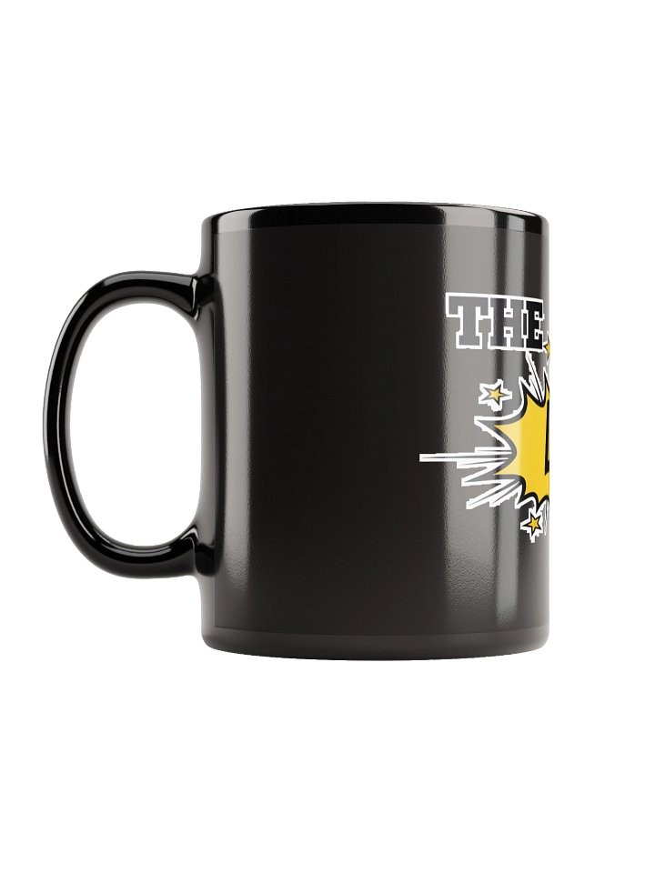 Explosive Elegance Black Glossy Mug product image (2)