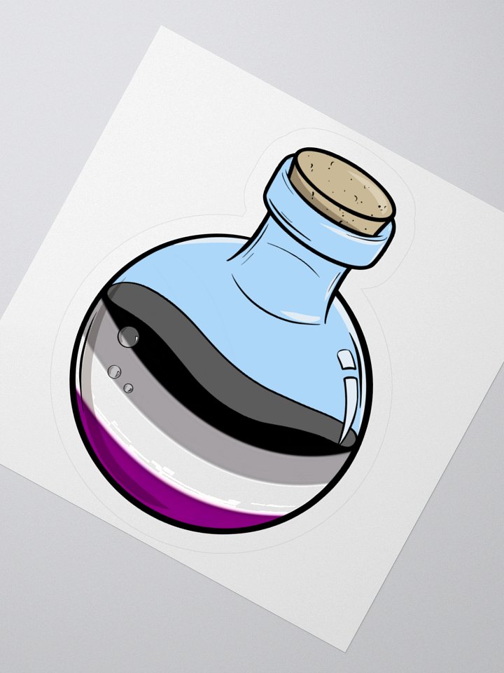 Asexual Pride Potion | 3" Sticker product image (2)