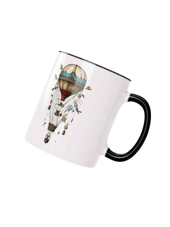 Whimsical Hot Air Balloon Ceramic Mug product image (9)