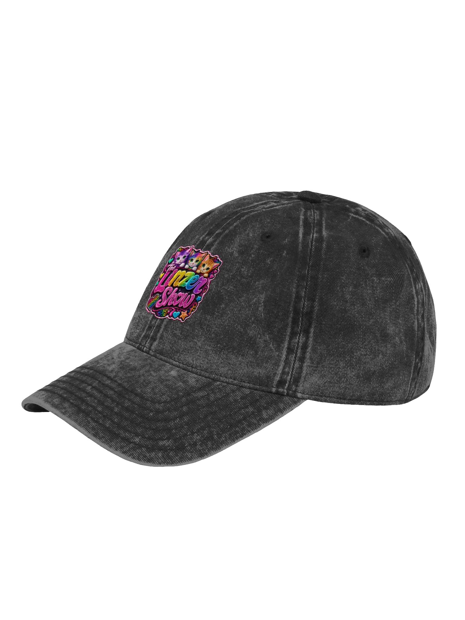 The Linzer Show Rainbow Kitty Dad Hat product image (16)