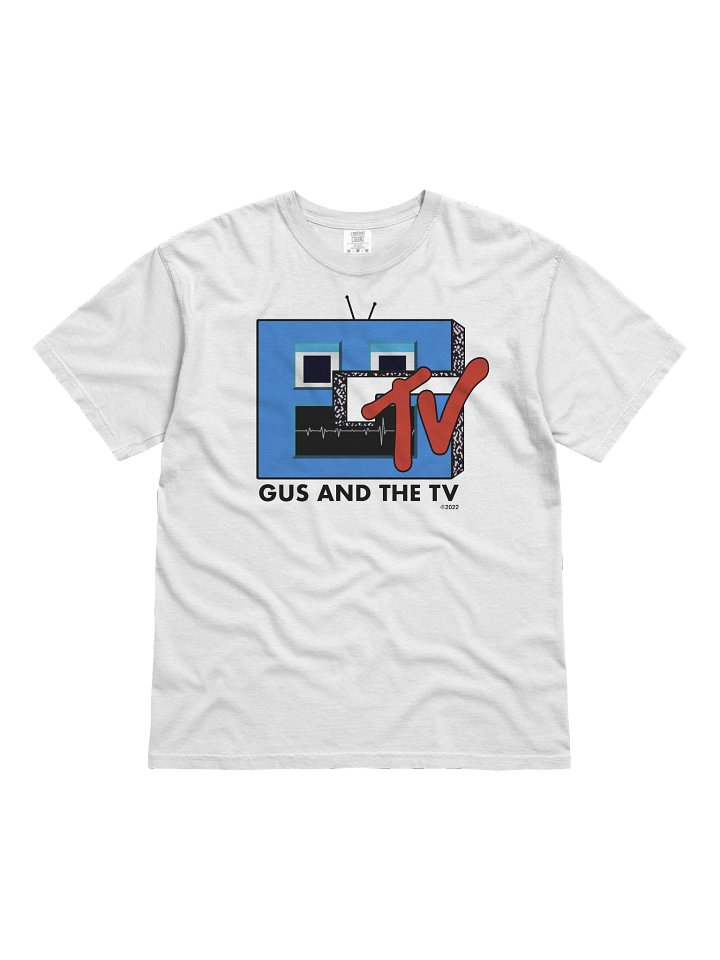 Gus and the TV - White Shirt product image (1)