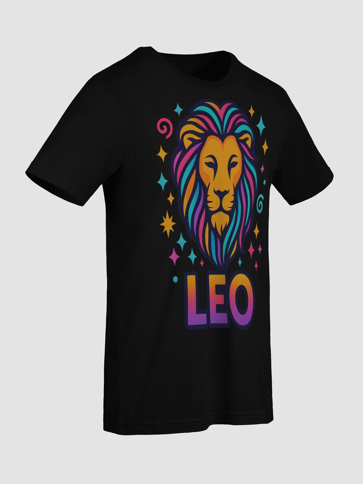 Leo Zodiac Sign T-Shirt – Bold & Radiant Star Sign Design product image (9)