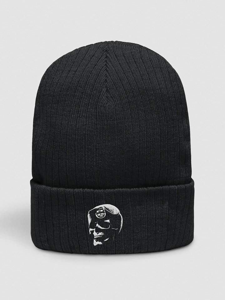 Skull Beret Subdued Beanie product image (3)