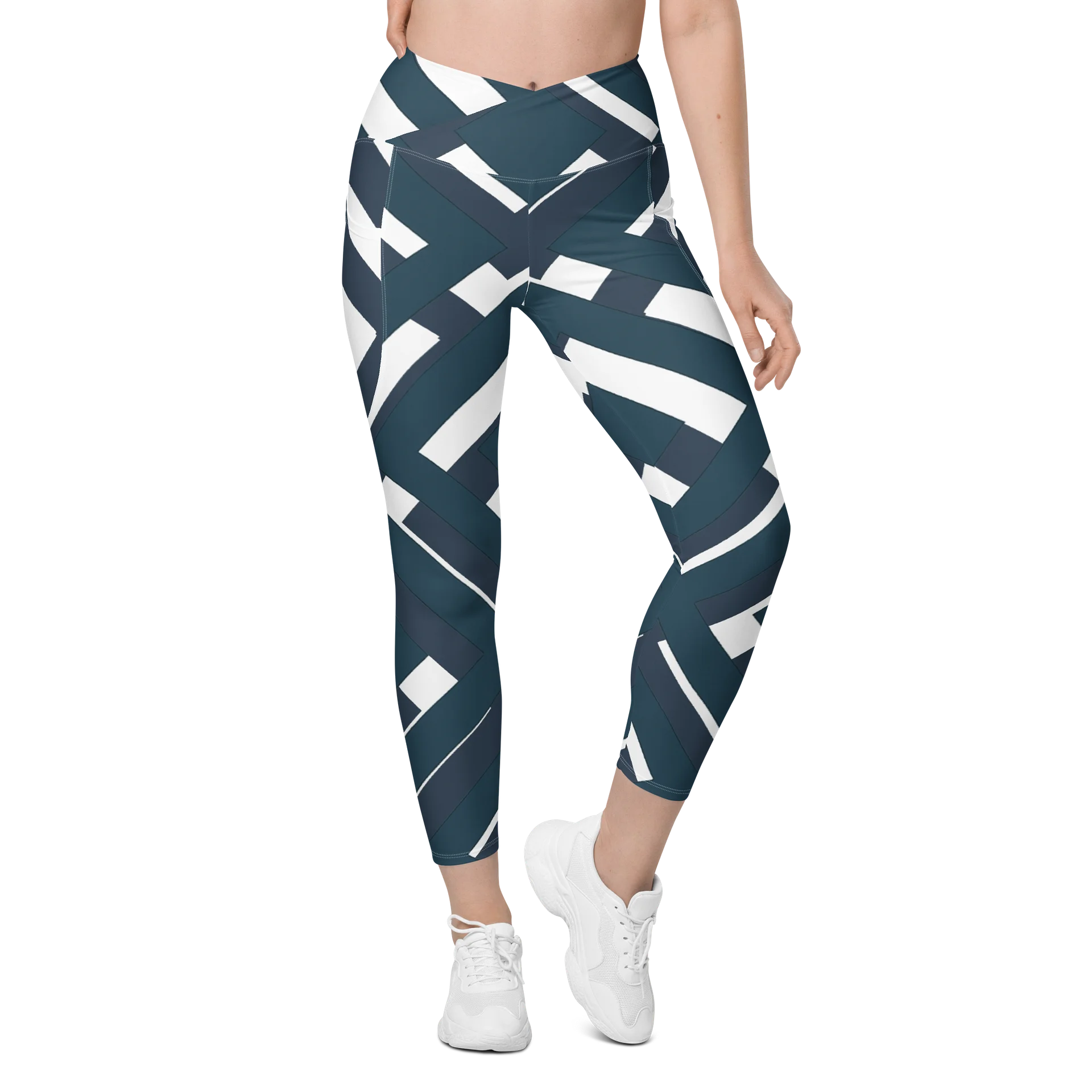 'PHILIUS' Symmetric Diamond All-Over Leggings product image (1)