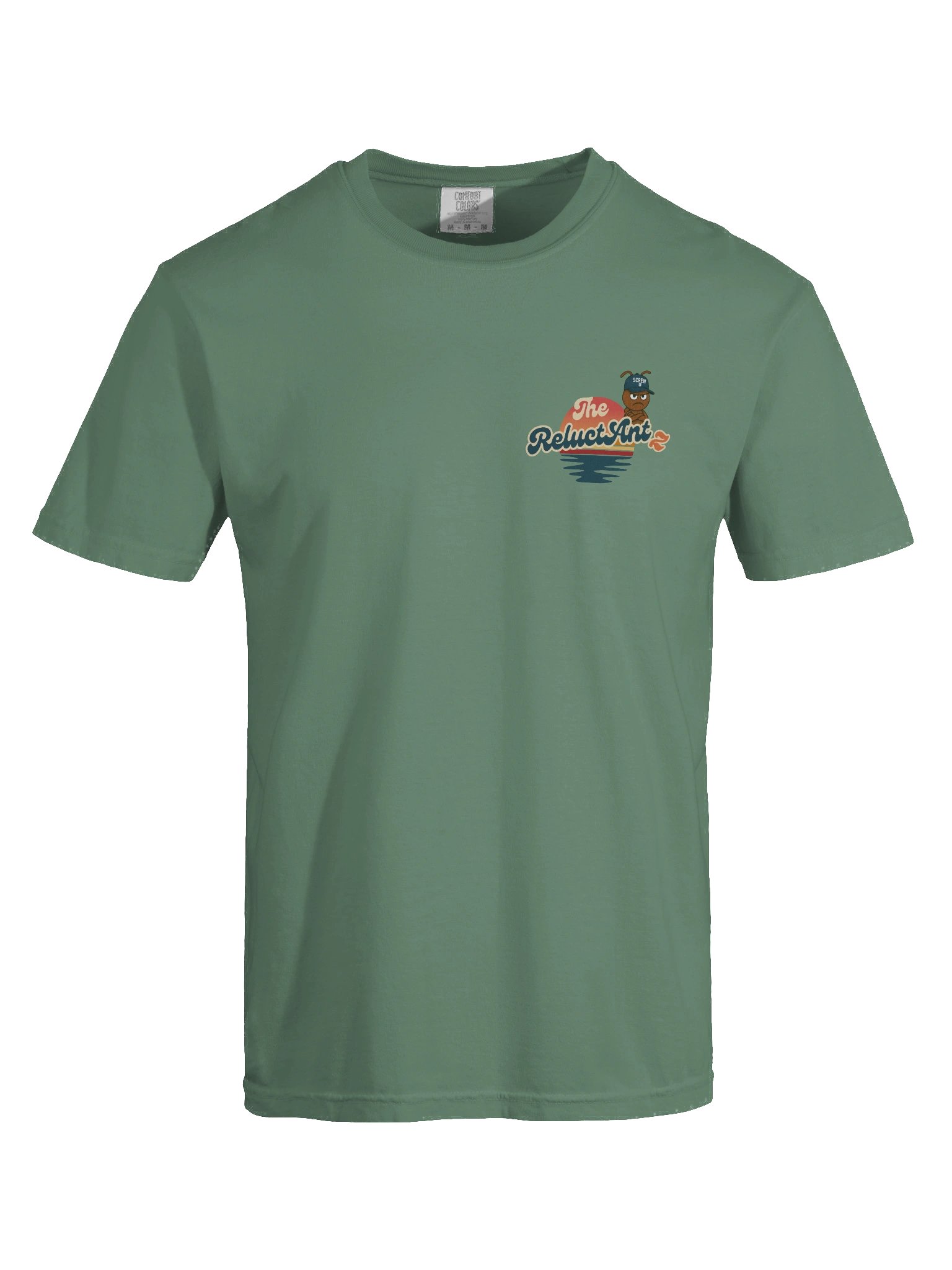 Screw U T-Shirt by The ReluctAntz – Light Green product image (7)