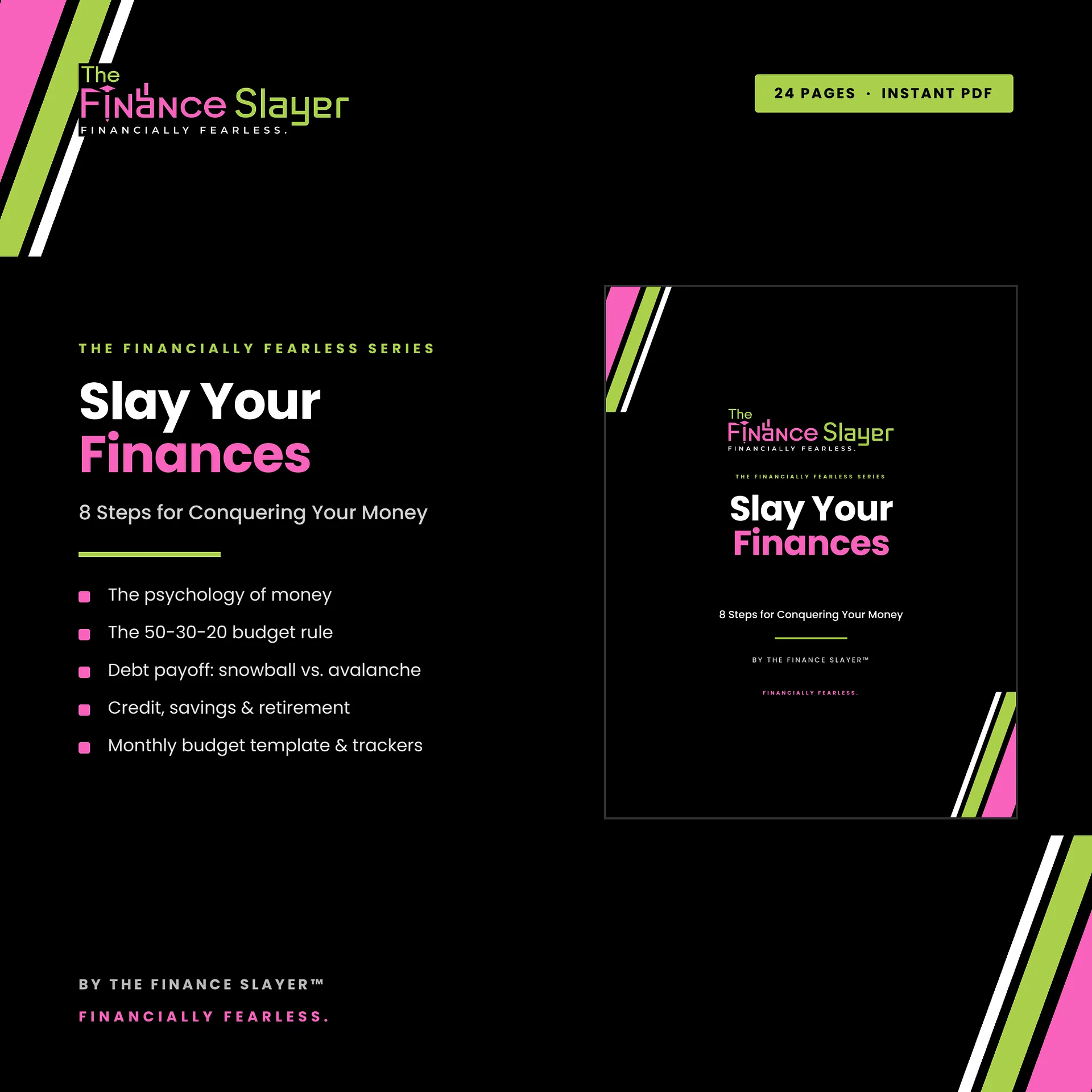 Slay Your Finances; 8 Steps for Conquering Your Money product image (2)
