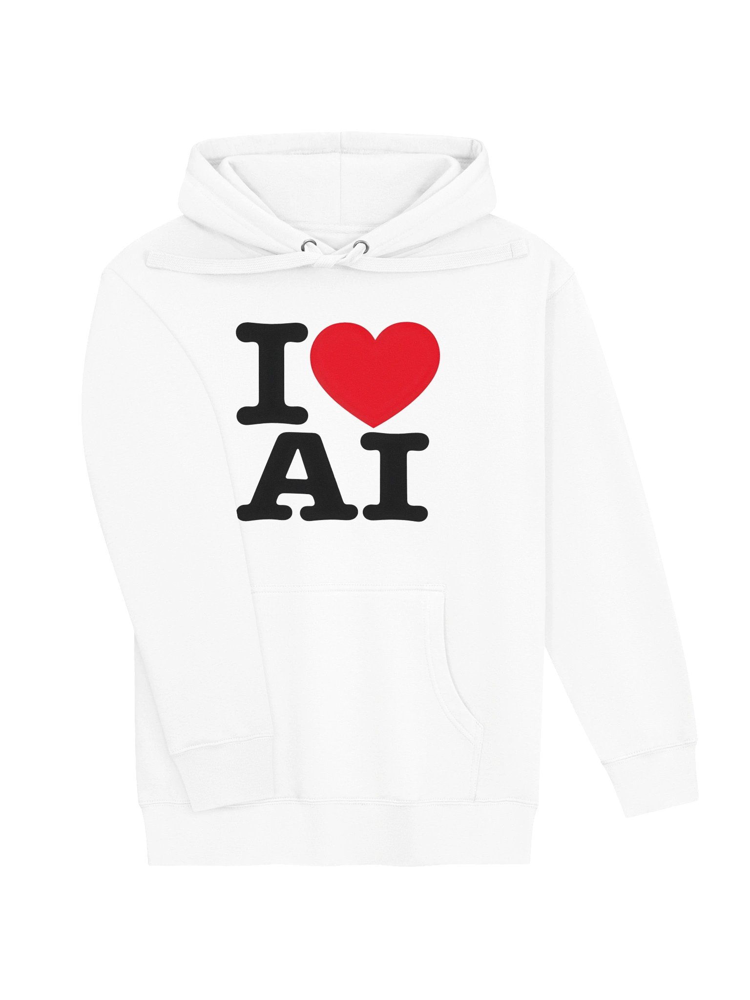 I ❤️ AI Hoodie product image (3)