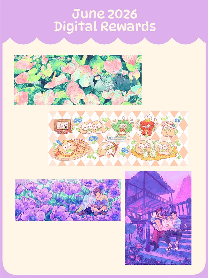 Digital Artwork Bundle n.6- June '26 product image (1)