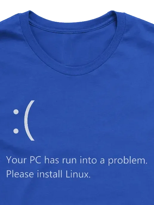 Blue Screen of Death T-Shirt product image (1)