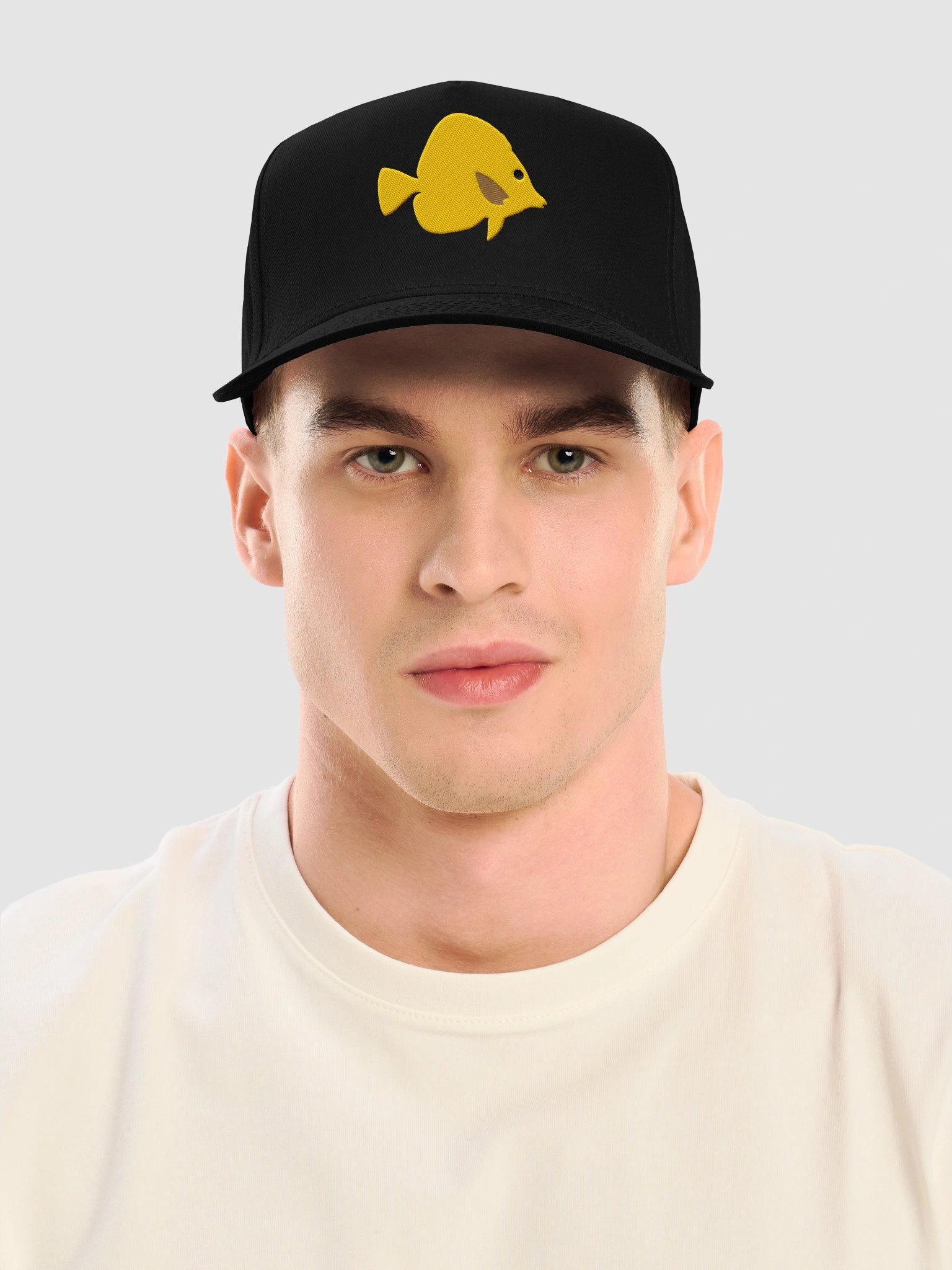 Yellow Tang Mid-Profile Baseball Cap (Embroidered) for Reef and Marine Aquarium Lovers product image (2)