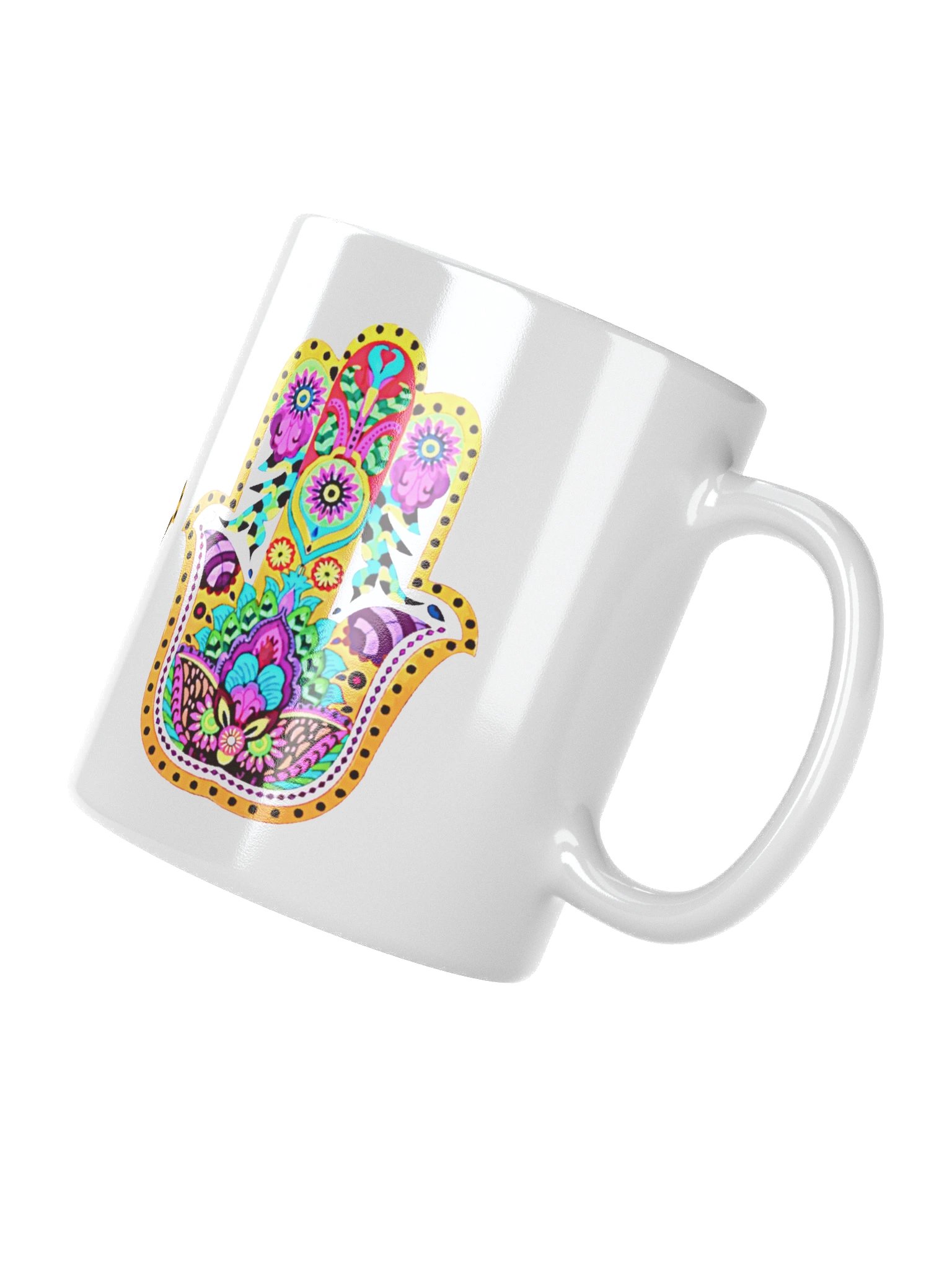 Radiant Hamsa Bloom - Mug product image (4)