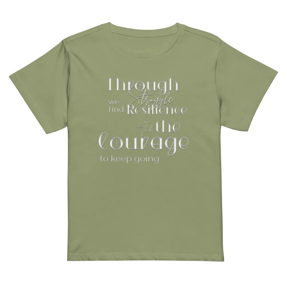 Resilience Quote Cotton Tee product image (2)