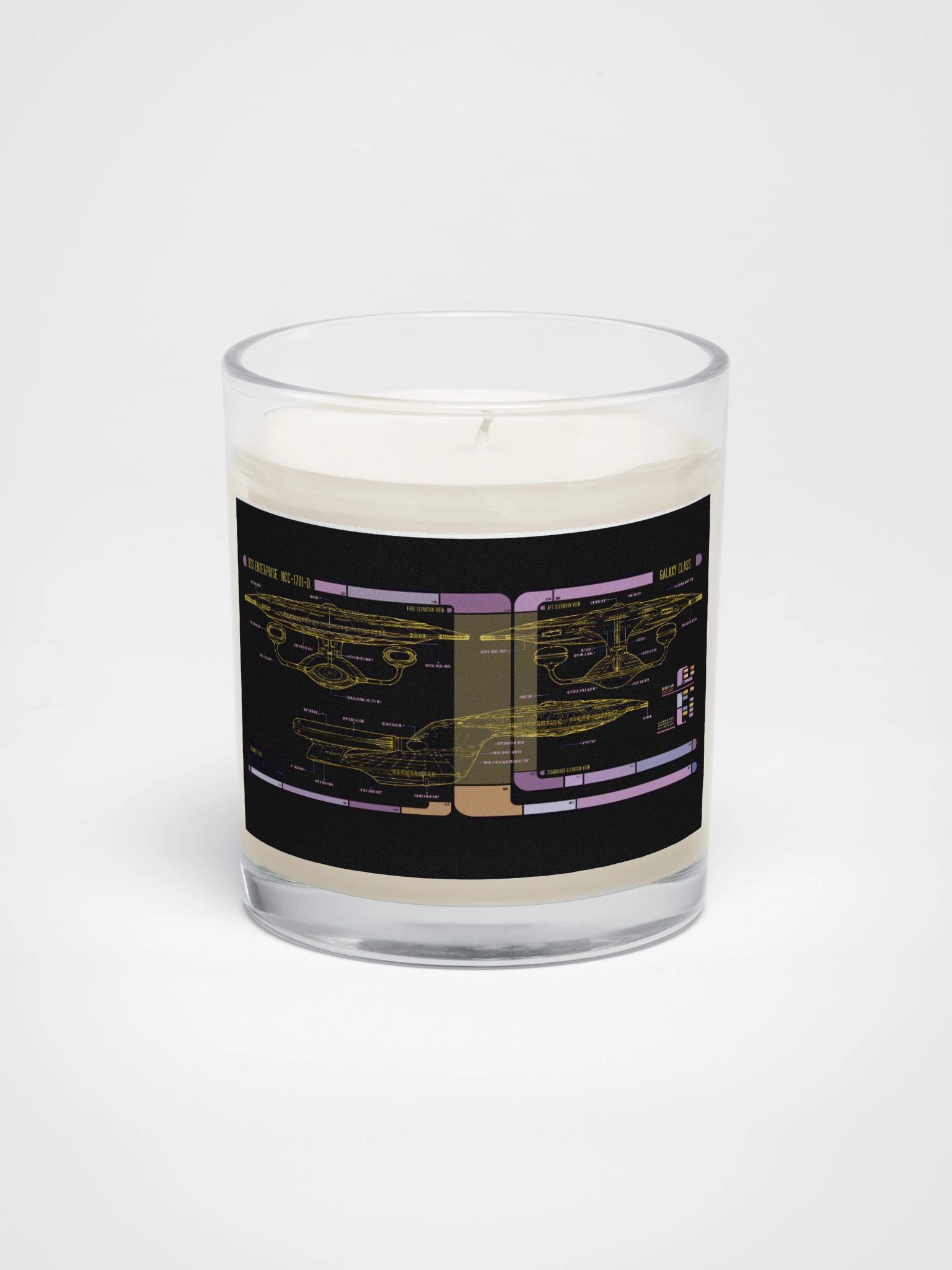 LCARS Galaxy Class Candle product image (1)
