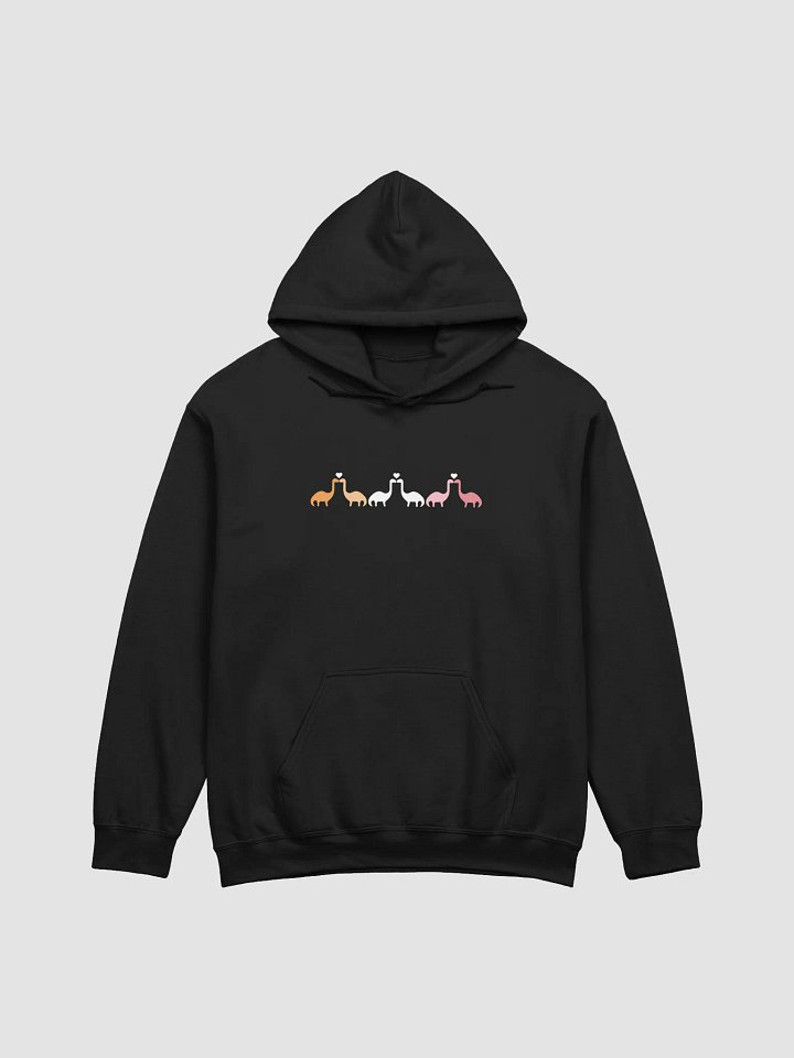 Lesbian Flag Smooch Hoodie product image (2)
