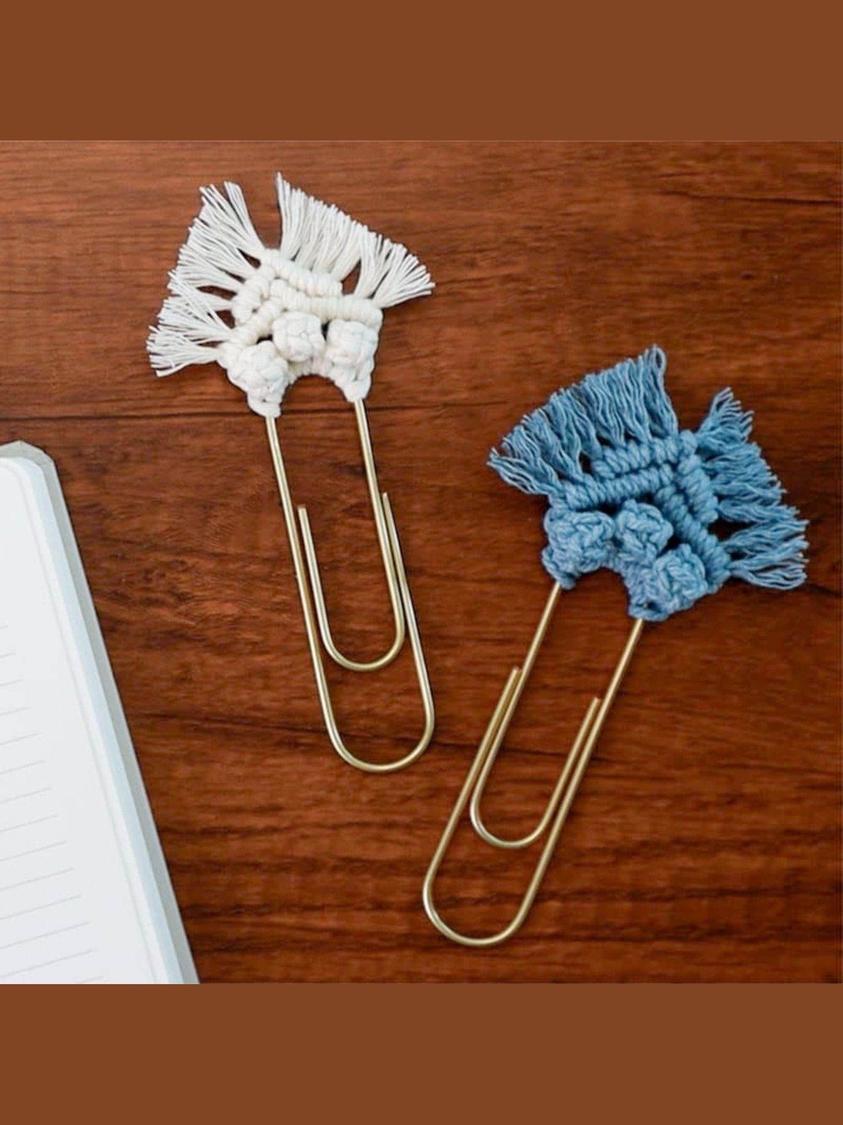 Macrame Paperclip Bookmark (Digital PDF Pattern) product image (6)