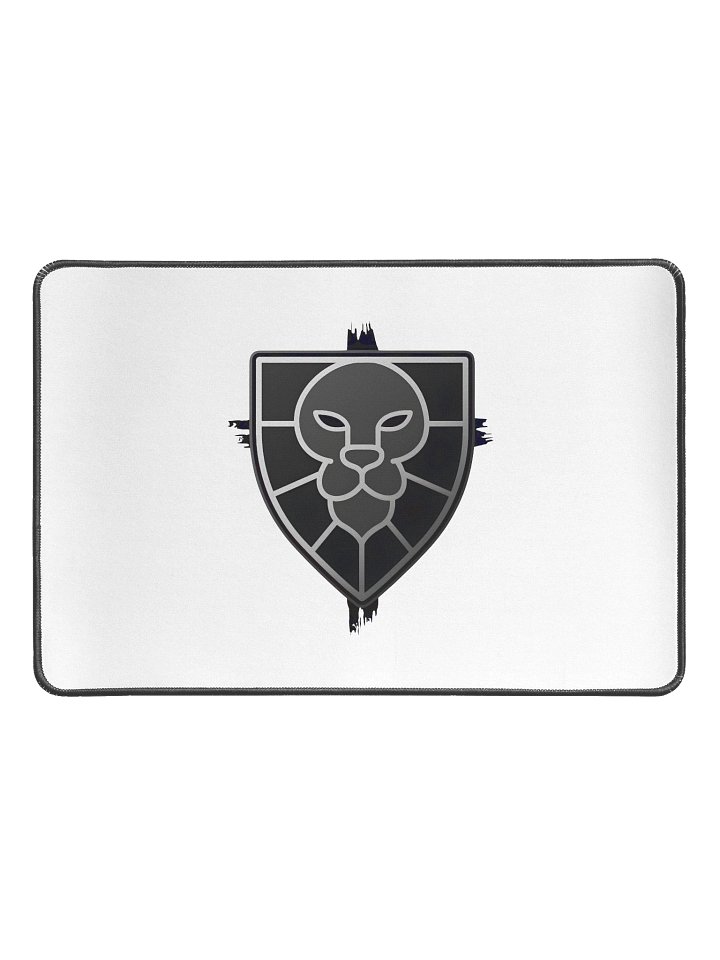 Lion Shield Small Desk Pad (White) product image (1)
