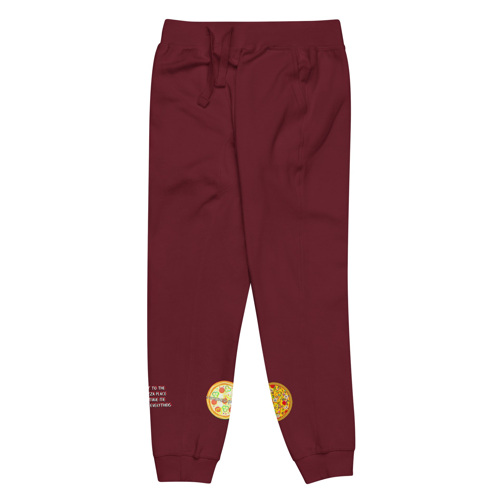 “one with everything” rainbow sprinkle deluxe pizza vanny graphic joggers product image (3)