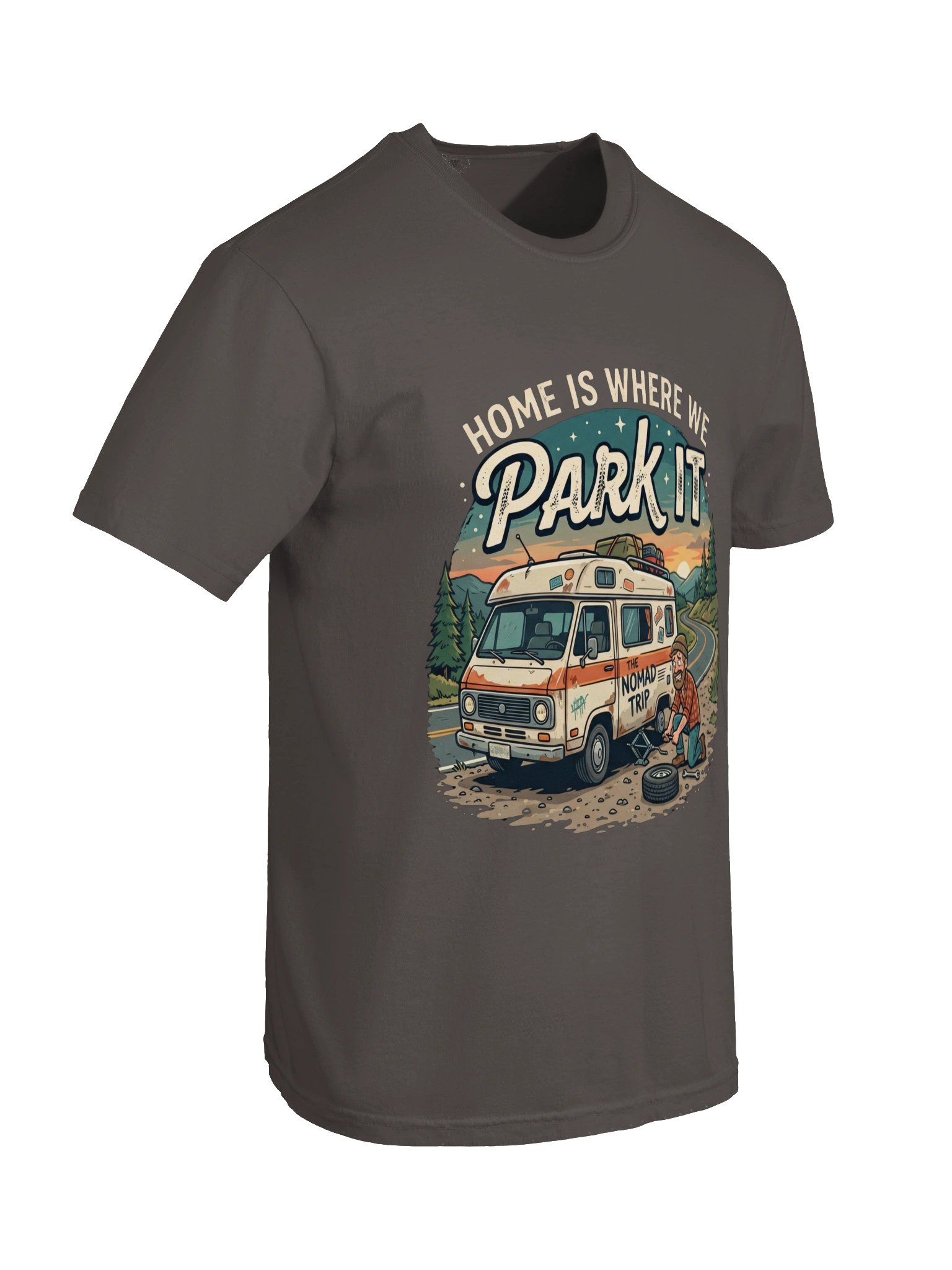 The "Home Is Where We Park It" Premium Tee product image (30)