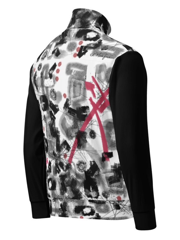 AbstractWear 'Mixy Mess' Unisex Recycled Track Jacket product image (4)