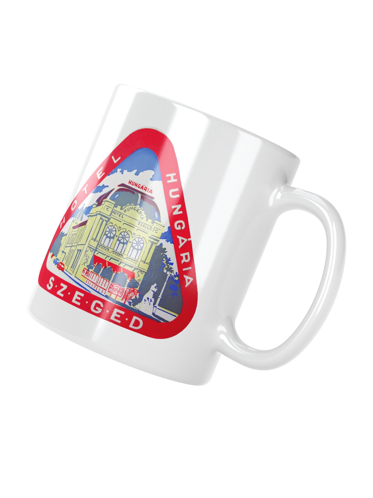 Hotel Hungaria Mug-Red product image (3)