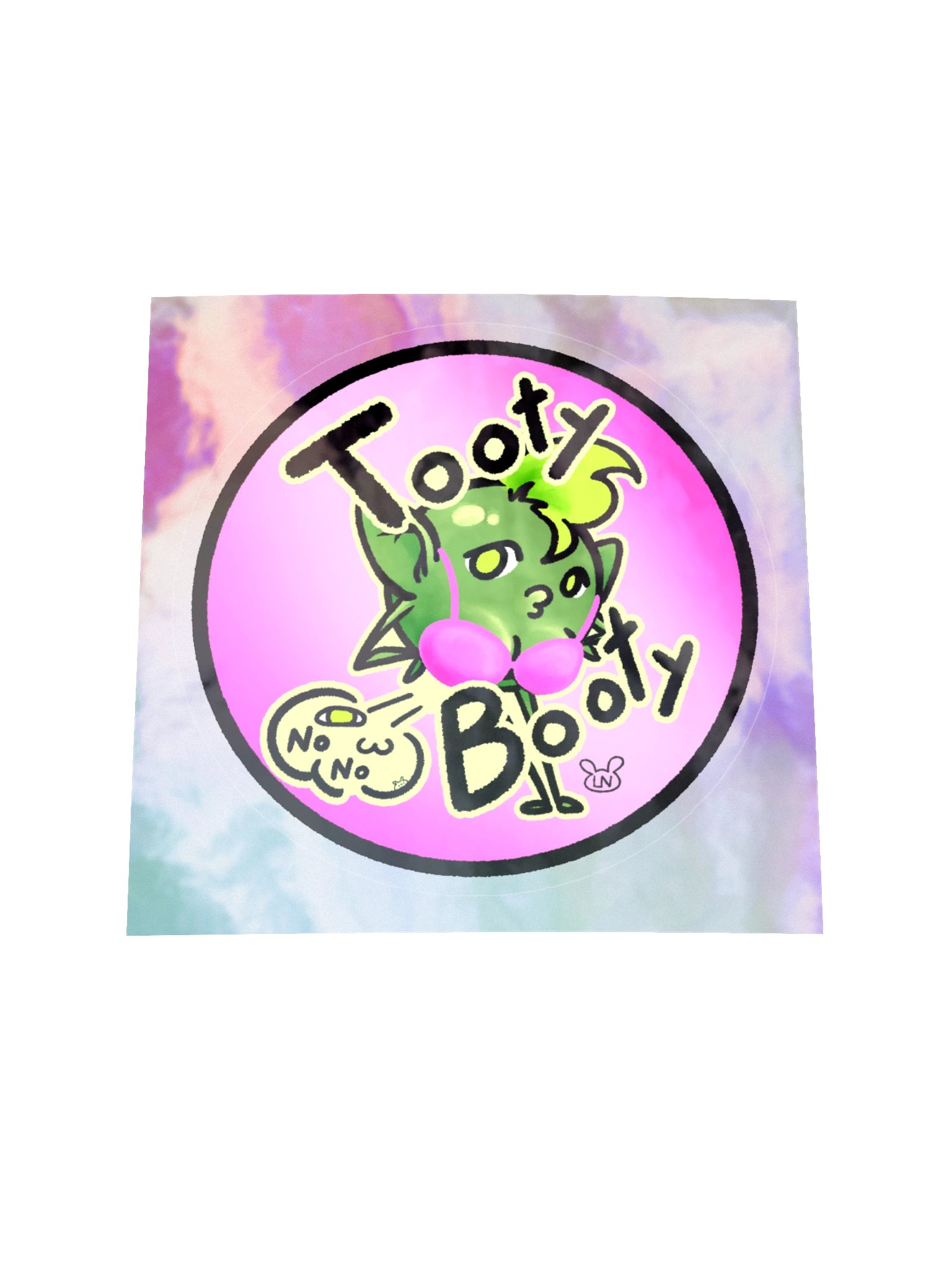 Tooty Booty - Holographic Sticker product image (1)