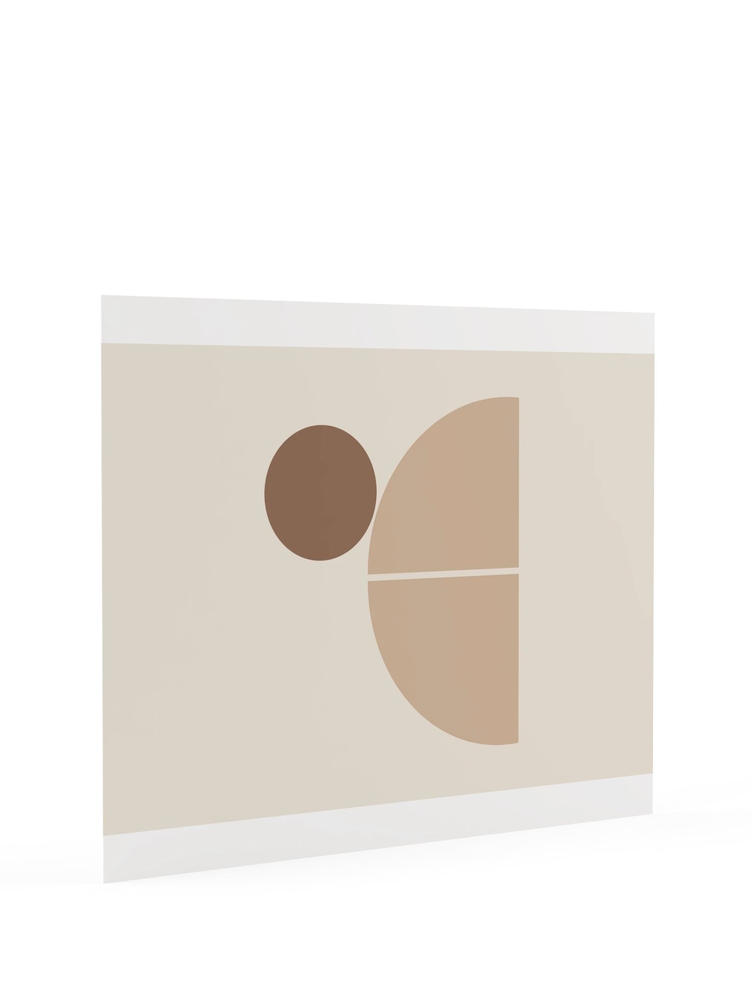 Beige Split Arch Sun Print | Boho Bathroom Wall Art product image (9)