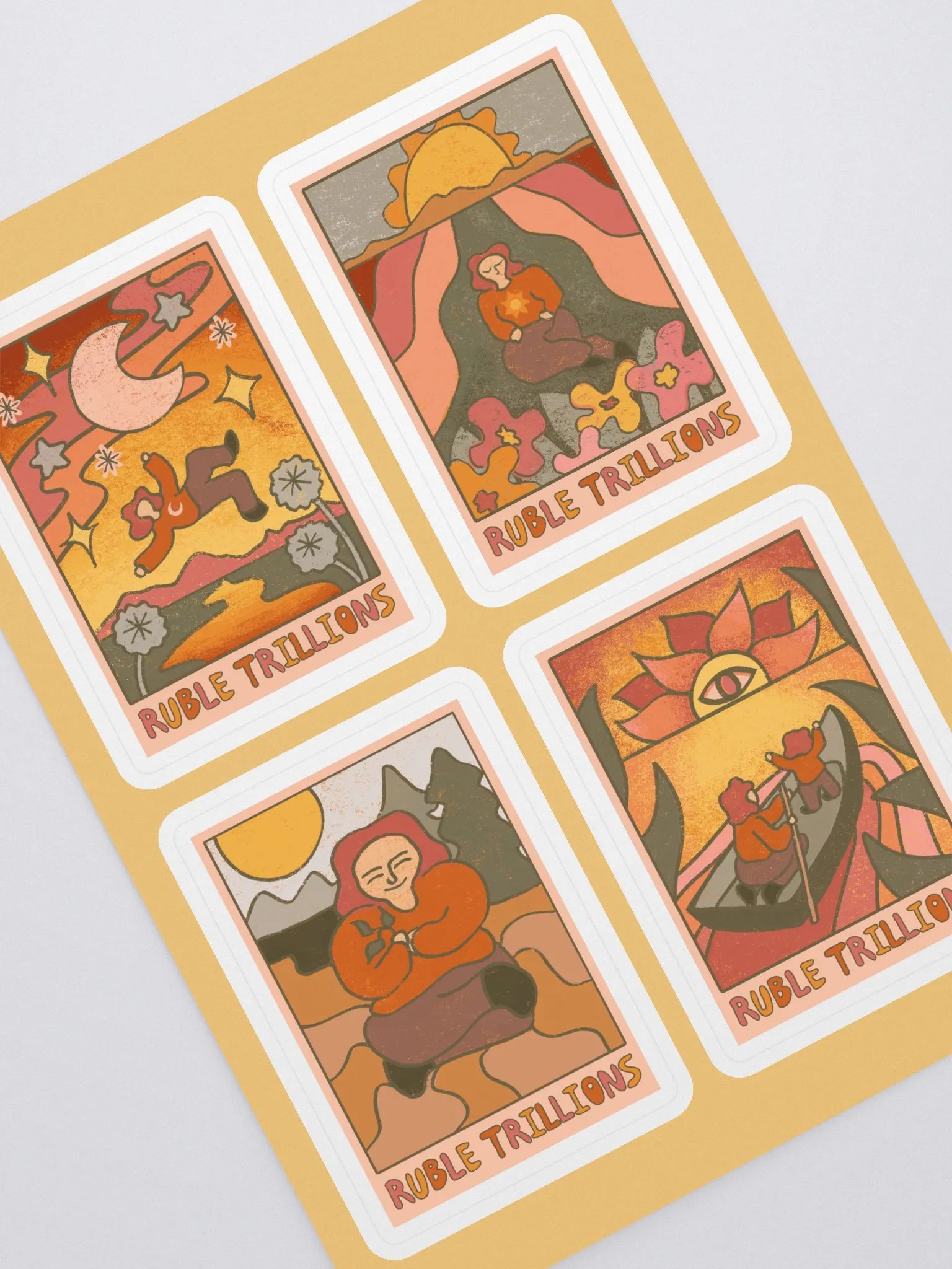 Full Tarot Set - Sticker Sheet product image (1)