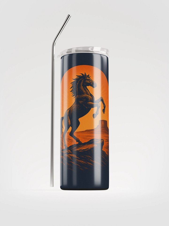 WILD HORSE IN SUNSET product image (1)