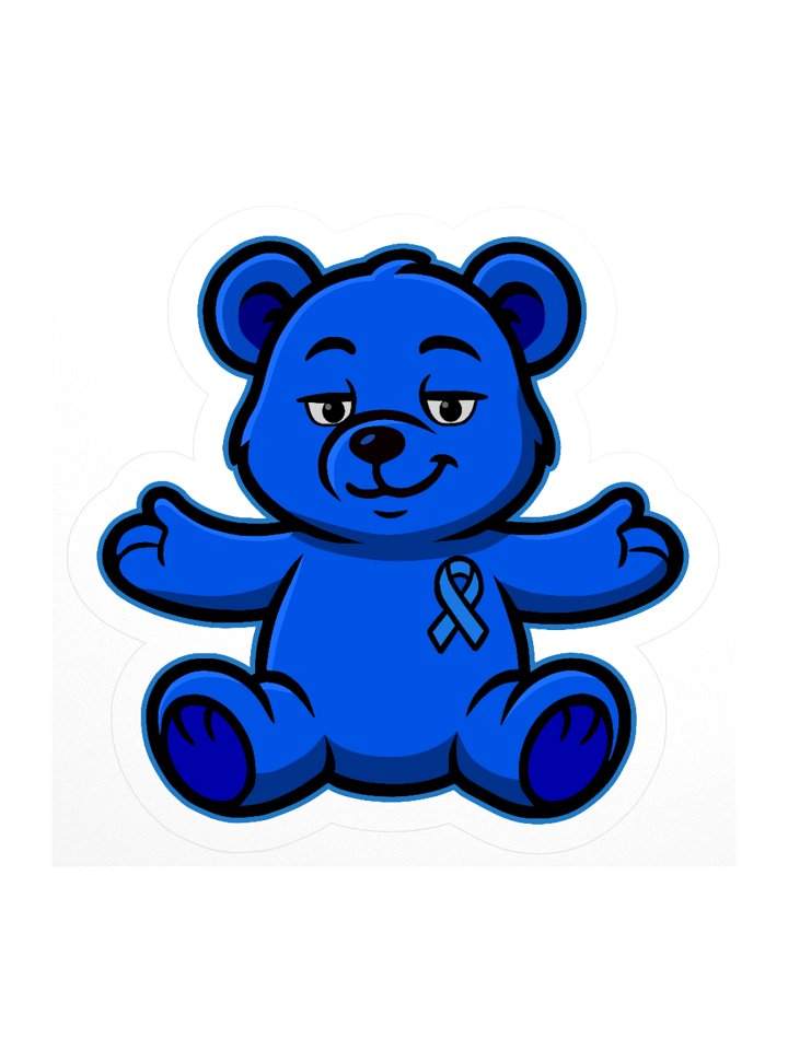 Blue Bear of Sharing Stickers product image (1)