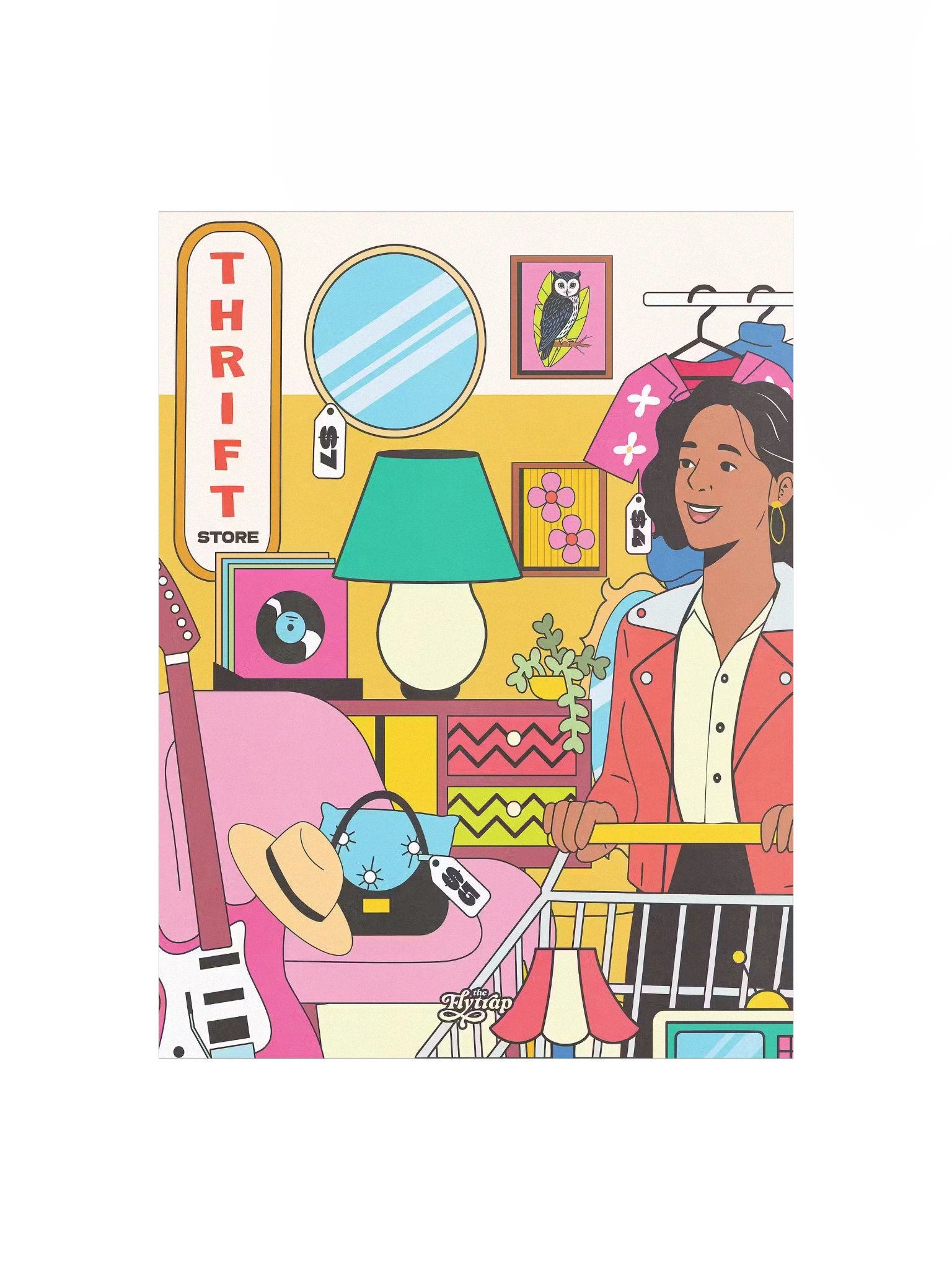 Thrifting 12" x 16" Poster product image (1)