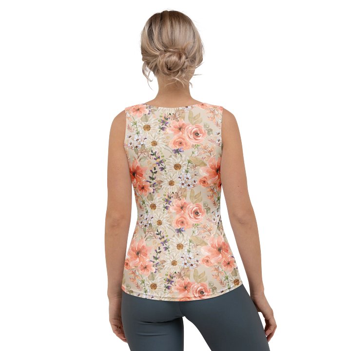 Orange Flowers Tank Top product image (2)