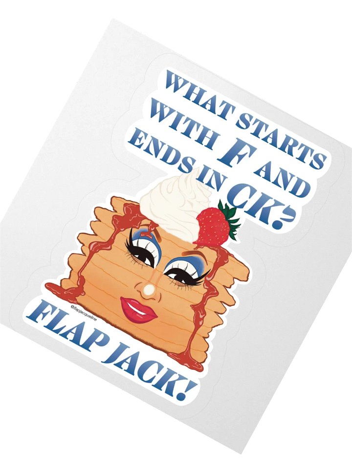 Flap Jack Catchphrase Sticker product image (2)