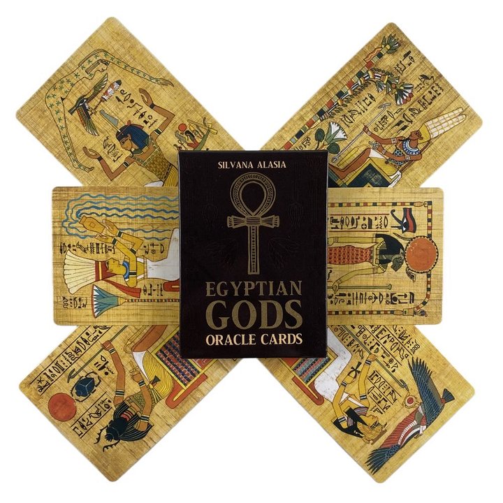 Egyptian Gods Oracle Cards 36 (Egyptian Tarot)بطاقات أوراكل آلهة مصرية (تاروت مصري) product image (1)