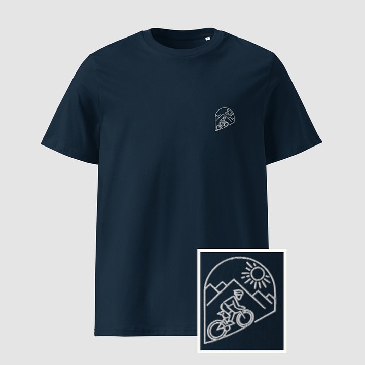 Line logo mountains and sun product image (17)