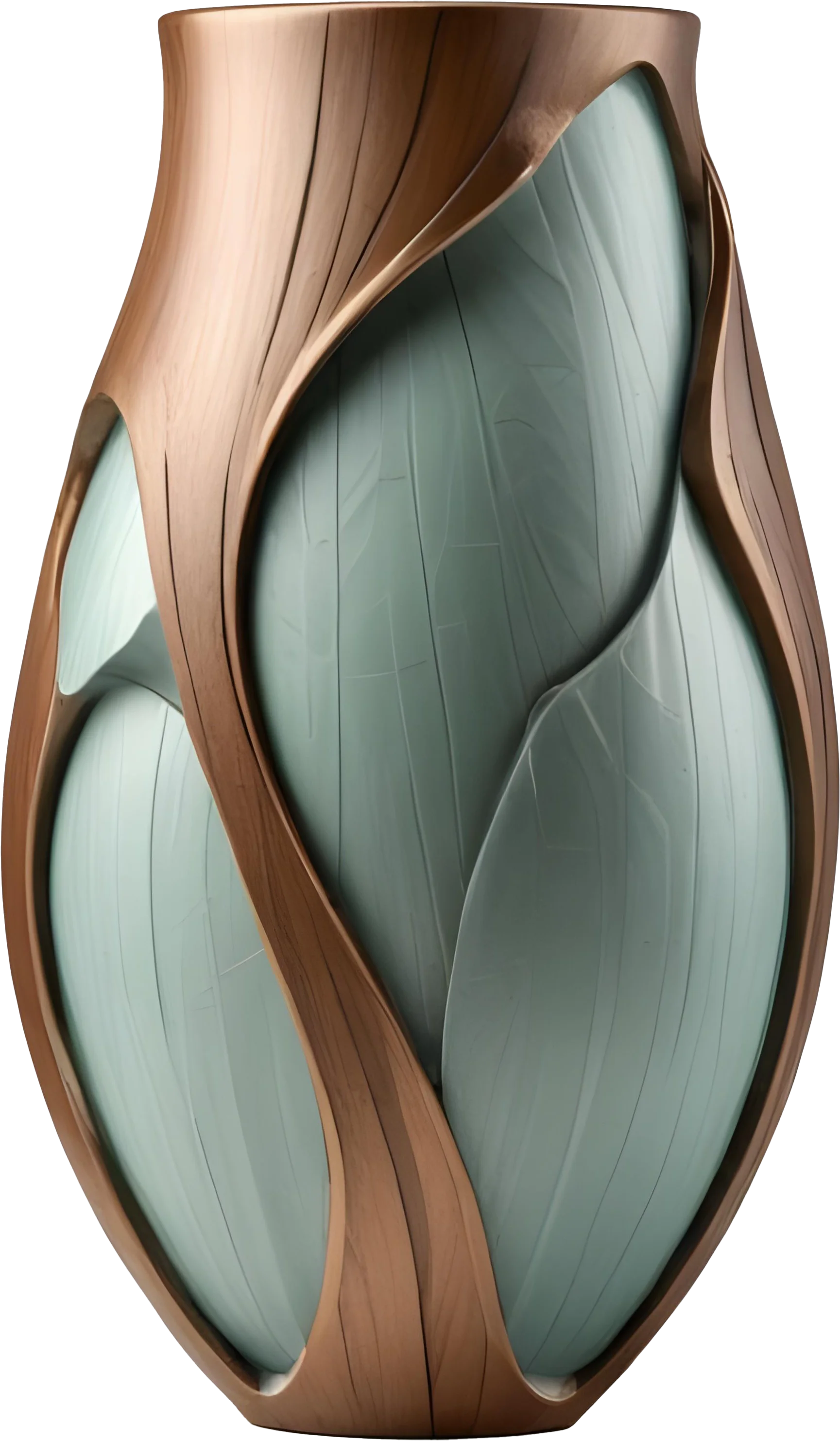 Gatsby Grace Collection – Art Deco Ceramic Vase PNG product image (1)