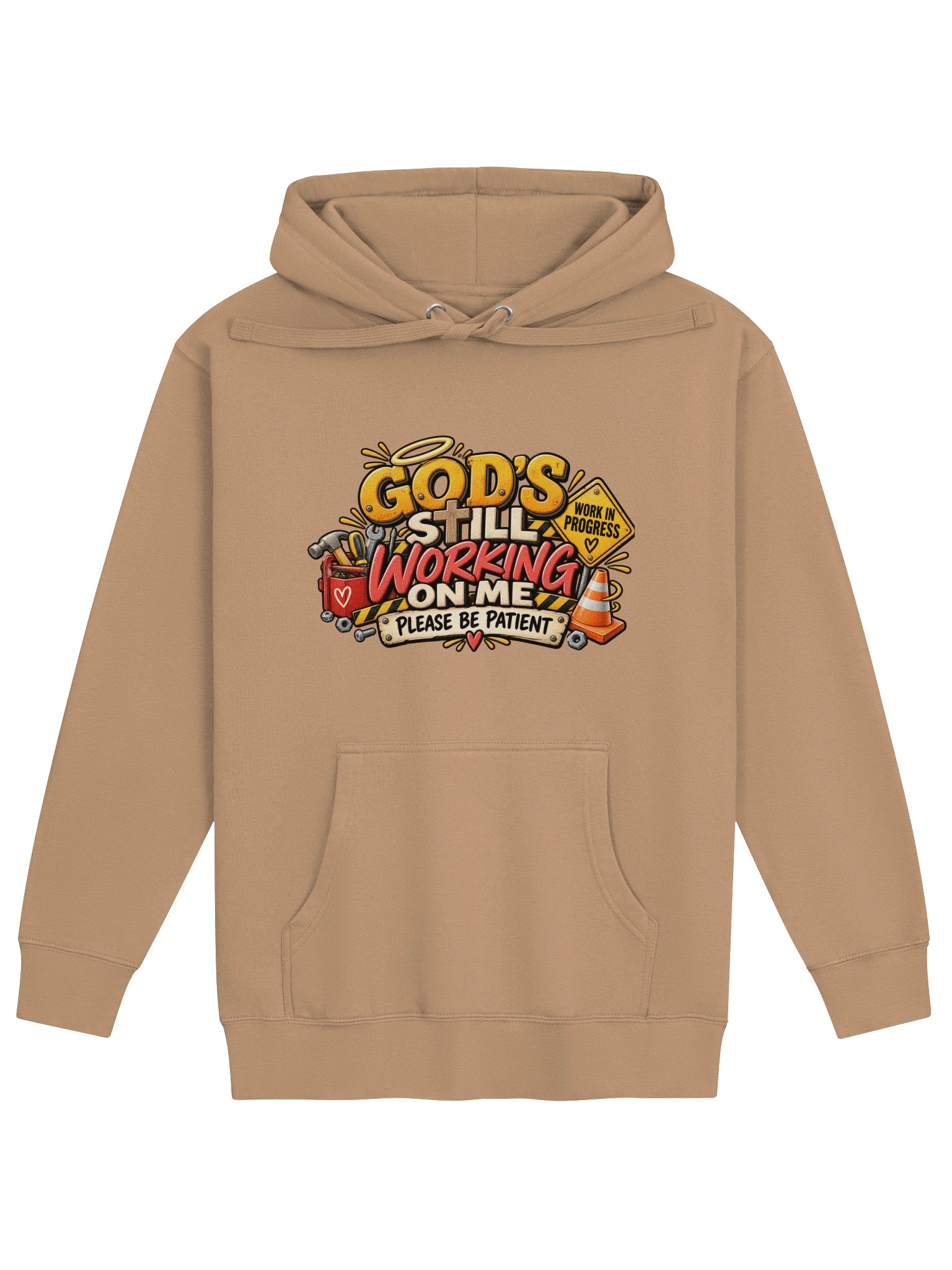 God's Still Working on Me Please Be Patient Hoodie product image (1)