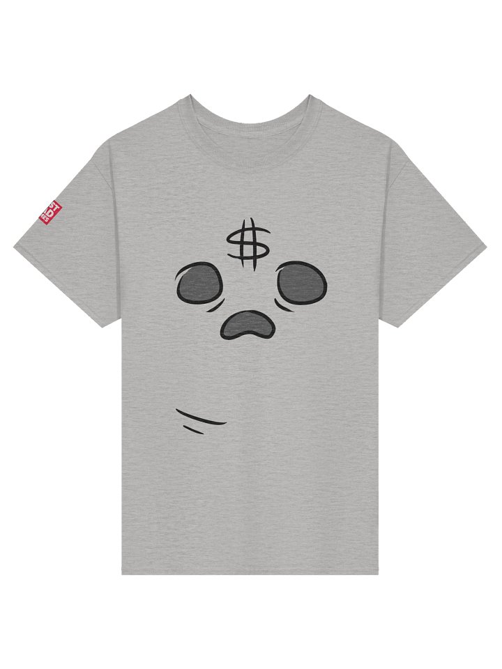 Grey Money Ghost Face T-Shirt product image (2)