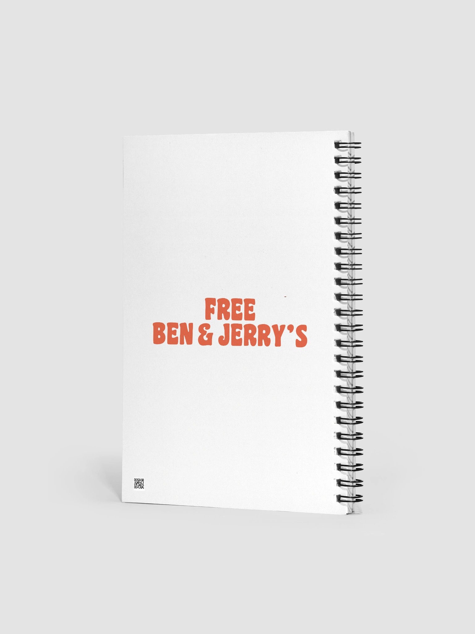Official Free Ben and Jerry's Spiral Notebook product image (2)