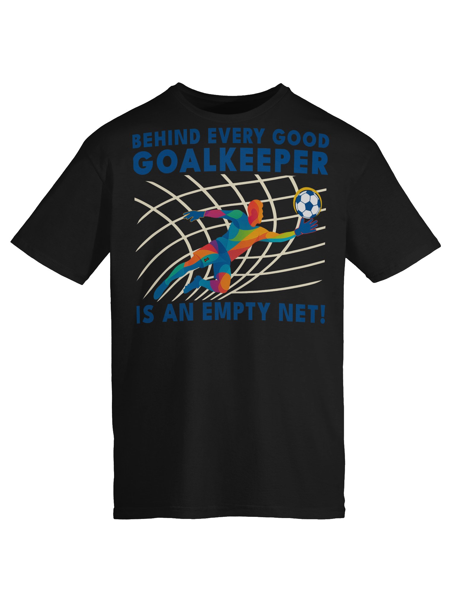 Empty Net — Diving Goalie Vector Tee product image (9)